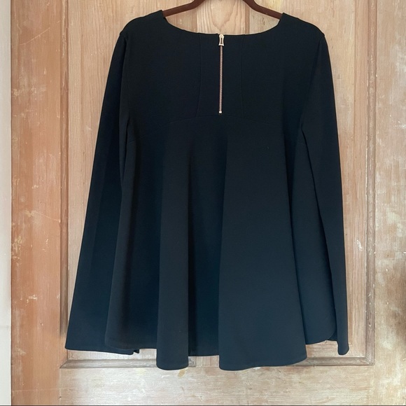 Kit and Ace Black jersey knit high low top - Picture 2 of 4